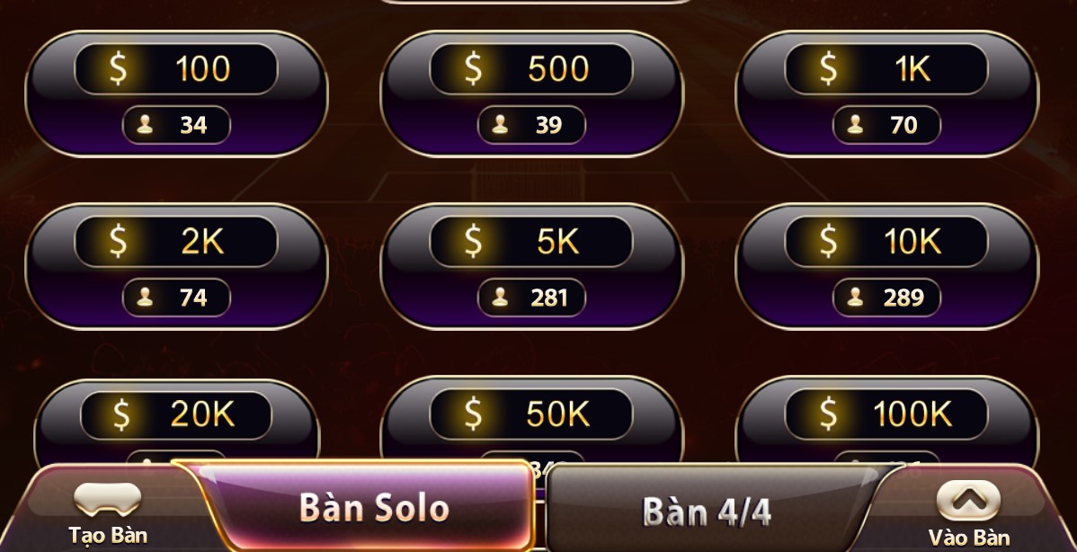 sảnh game bài sunwin cung cấp nhiều mức nạp tiền